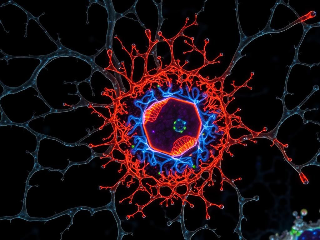 Super-resolution imaging technology reveals inner workings of living cells – Phys.org